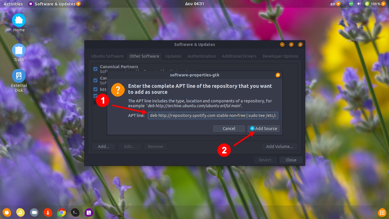 How to install Spotify in Ubuntu, Linux Mint and other Distros 2